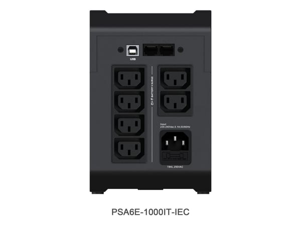 Vertiv Essential Series - UPS - AC 220 - 240 V - 525 watt - 1000 VA - enkeltfase - utgangskontakter: 4