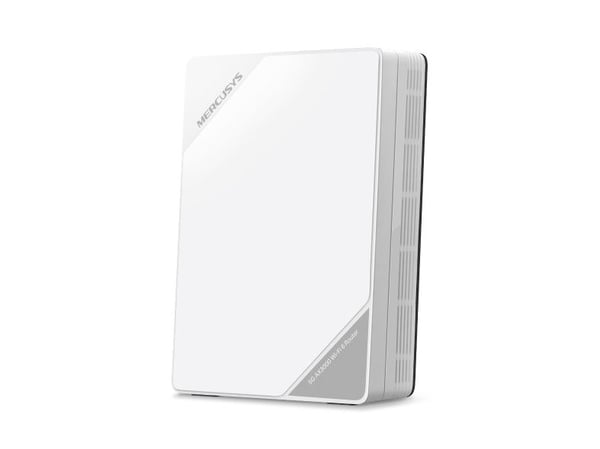 Mercusys MB520-5G 5G AX3000 Wireless Router, Wi-Fi 6 (802.11ax), Dobbelbånd (2.4 GHz / 5 GHz), Ethernet/bredbåndsforbindelse, 5G, Hvit, Bærbar Router