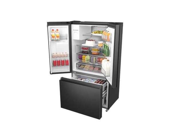 Hisense NoFrost 612 L høyde 179 cm svart - SBS Kjøleskap RF793N4SAFE (6921727074522)