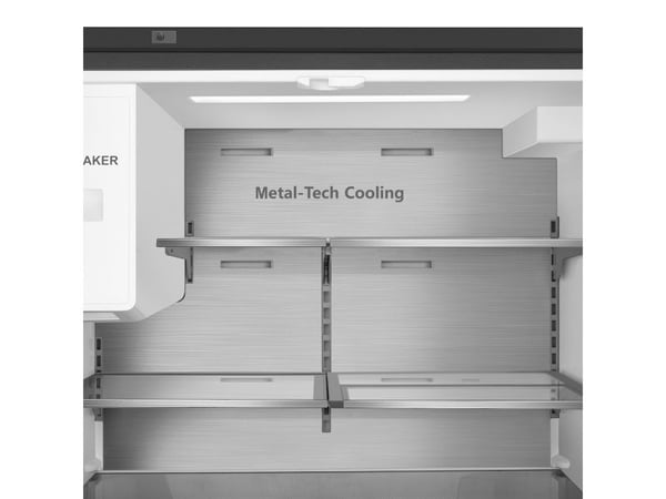 Hisense NoFrost 612 L høyde 179 cm svart - SBS Kjøleskap RF793N4SAFE (6921727074522)