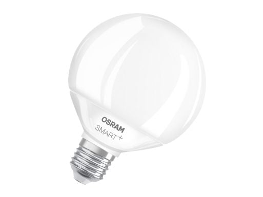 Osram SMART+ MATTER Globe 95, 4,9 W, 40 W, E14, 470 lm, 20000 h, valkoinen Osram SMART+ MATTER Globe 95, 4,9 W, 40 W, E14, 470 lm, 20000 h, valkoinen