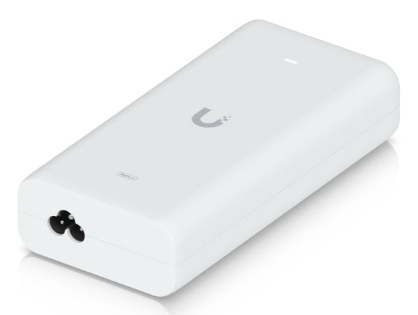 Ubiquiti UniFi - Strøminjektor (DIN-skinnemonterbar / vegg) - 10G, PoE+++ - AC 100-240 V - 90 watt - utgangskontakter: 1