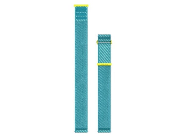 Garmin 010-14400-07, Band, Smartklokke, Turkis, Garmin, Venu 3, Forerunner 265, Forerunner 570 - 47mm, Venu 4 - 45 mm, Stoff