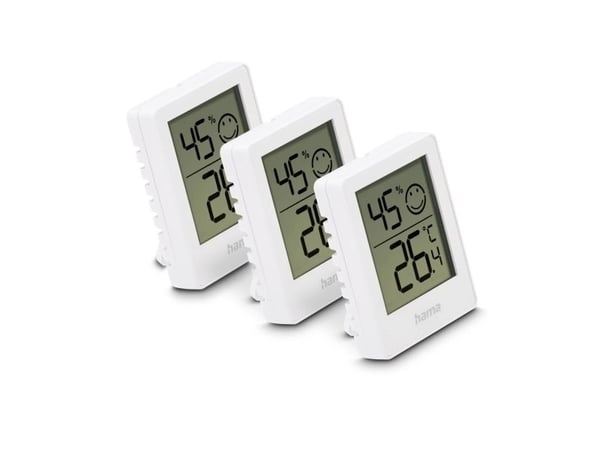 Hama Cres, Elektronisk miljøtermometer, Innendørs, F, °C, -20 - 60 °C, Digitalt, Hvit