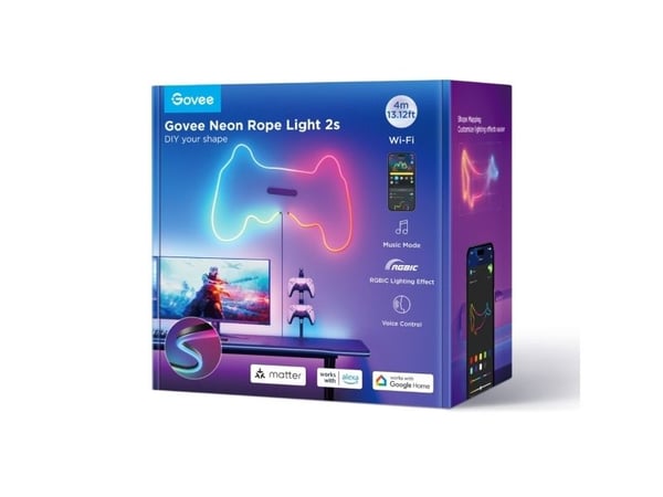 Govee Neon Rope Light 2 - 4 Meter - Black