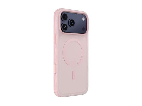 Belkin SheerForce Grip Series - Baksidedeksel for mobiltelefon - MagSafe-samsvar - laget av resirkulerte materialer - rosa - for Apple iPhone 17 Pr...