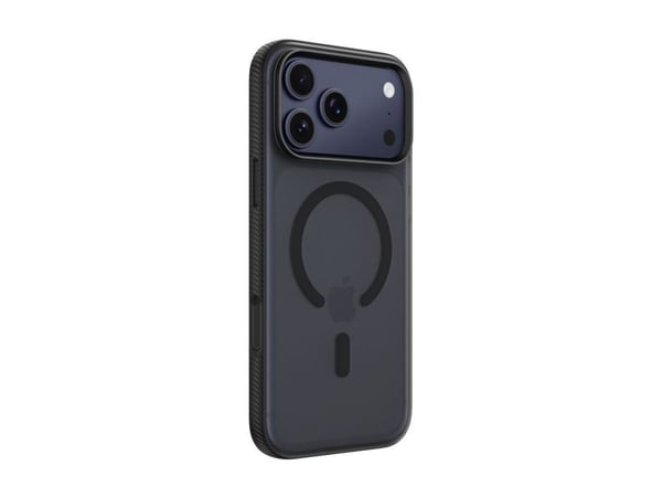 Belkin SheerForce Grip Series - Matkapuhelimen takakuori - MagSafe-yhteensopivuus - valmistettu kierrätysmateriaaleista - musta - Apple iPhone 17 P...