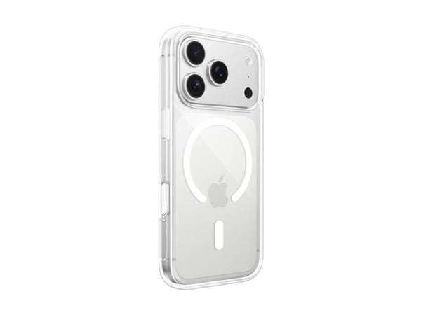 Belkin SheerForce Clear Series - Baksidedeksel for mobiltelefon - MagSafe-samsvar - laget av resirkulerte materialer - blank - for Apple iPhone 17 Pro