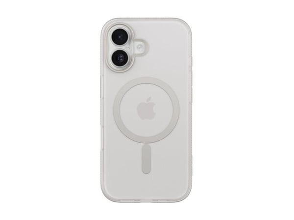 Belkin SheerForce Grip Series - Baksidedeksel for mobiltelefon - MagSafe-samsvar - laget av resirkulerte materialer - sand - for Apple iPhone 17