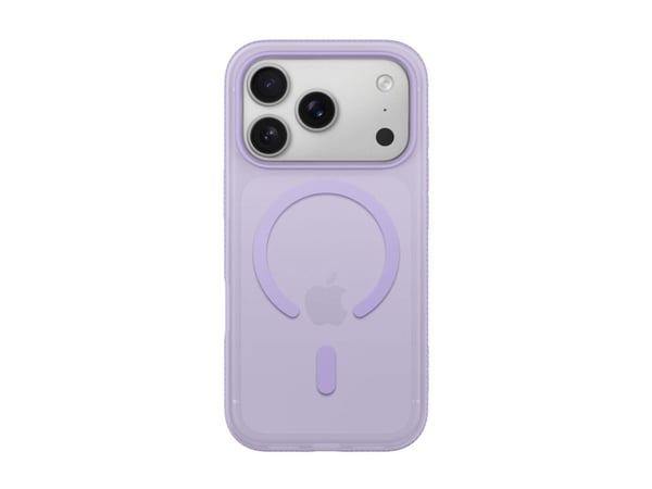 Belkin SheerForce Grip Series - Baksidedeksel for mobiltelefon - MagSafe-samsvar - laget av resirkulerte materialer - lavandel - for Apple iPhone 1...