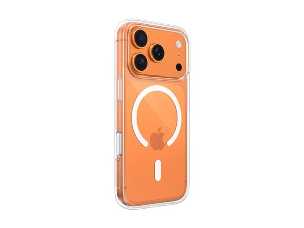 Belkin SheerForce Clear Series - Baksidedeksel for mobiltelefon - MagSafe-samsvar - laget av resirkulerte materialer - blank - for Apple iPhone 17 Pro