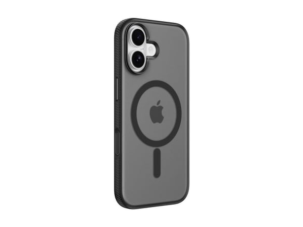 Belkin SheerForce Grip Series - Matkapuhelimen takakuori - MagSafe-yhteensopivuus - valmistettu kierrätysmateriaaleista - musta - Apple iPhone 17:lle