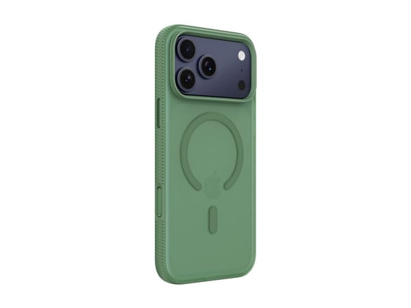 Belkin SheerForce Grip Series - Matkapuhelimen takakuori - MagSafe-yhteensopivuus - valmistettu kierrätysmateriaaleista - pistaasinvihreä - Apple i...