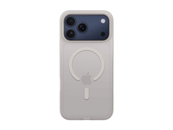 Belkin SheerForce Grip Series - Baksidedeksel for mobiltelefon - MagSafe-samsvar - laget av resirkulerte materialer - sand - for Apple iPhone 17 Pr...