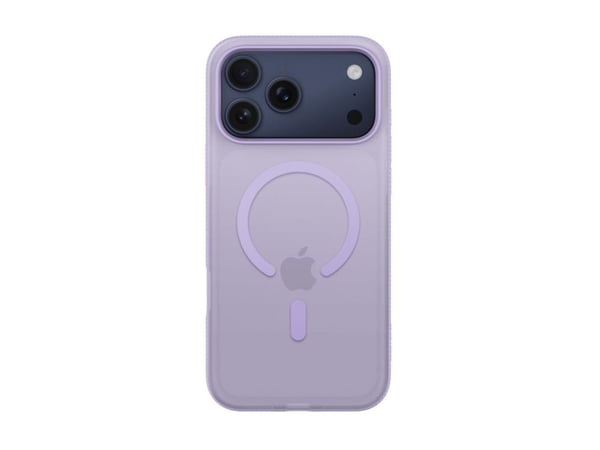 Belkin SheerForce Grip Series - Baksidedeksel for mobiltelefon - MagSafe-samsvar - laget av resirkulerte materialer - lavandel - for Apple iPhone 1...
