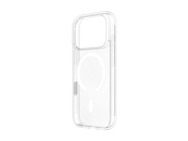 Belkin SheerForce Clear Series - Matkapuhelimen takakuori - MagSafe-yhteensopivuus - valmistettu kierrätysmateriaaleista - kirkas - Apple iPhone 17...
