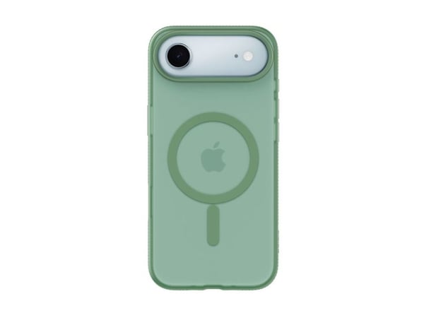 Belkin SheerForce Grip Series - Baksidedeksel for mobiltelefon - MagSafe-samsvar - laget av resirkulerte materialer - pistasiegrønn - for Apple iPh...