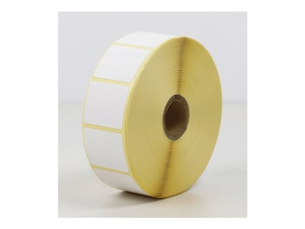 Brother - Fjernbart adhesiv - toppbelagt - 35 x 30 mm 30000 etikett(er) (12 rull(er) x 2500 stanseskårne etiketter