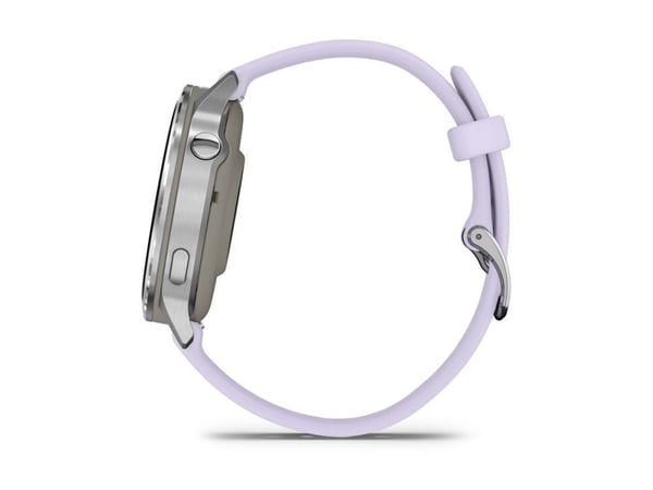 Garmin Venu 4 - 41 mm - sølvfarget - smartklokke med bånd - silikon - periwinkle - håndleddstørrelse: 110-175 mm - display 1.2" - 8 GB - Bluetooth,...
