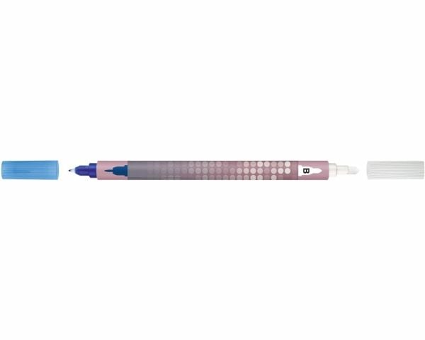 Faber-Castell - Blekkviskelær / overskriverpenn - ikke-permanent - kongelig blått - bred / fin