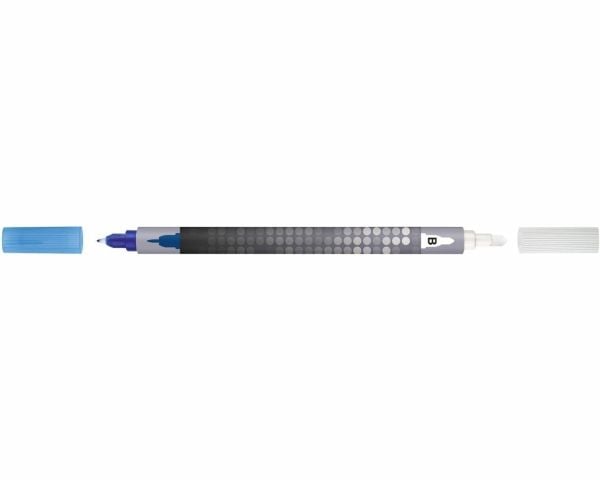 Faber-Castell - Blekkviskelær / overskriverpenn - ikke-permanent - kongelig blått - bred / fin