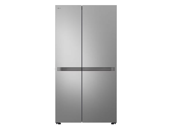 LG GSBC40PYPE - Kjøleskap/fryser - side-ved-side - bredde: 91.3 cm - dybde: 73.5 cm - høyde: 179 cm - 664 liter - Klasse E - primasølv
