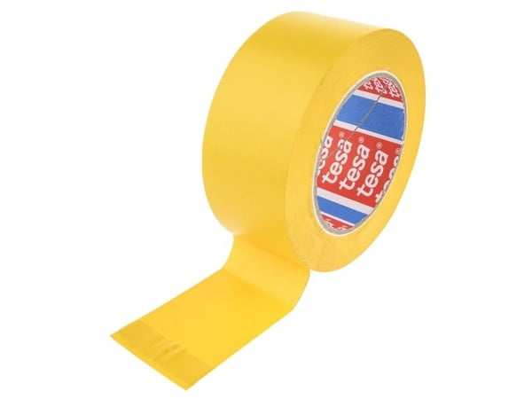 tesa® Premium lattiamerkintä- ja varoitusnauha 4169 (L x S) 33 m x 50 mm Keltainen PVC 4169-58-93 In (4169-58-93)