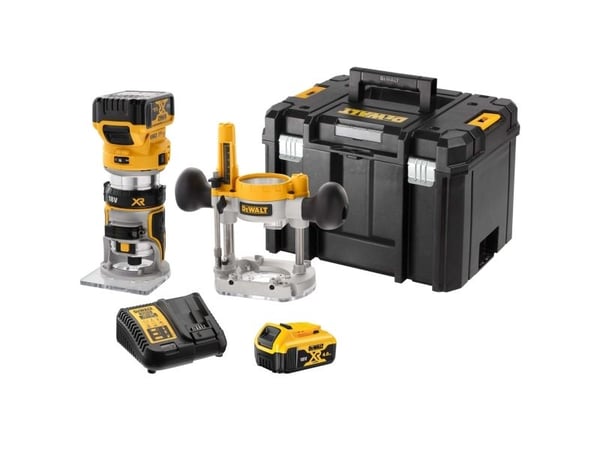 Dewalt-koneet DEWALT JYRSINTÄKONE 18V 2in1 8mm 2x5.0Ah TSTAK DCW604P2