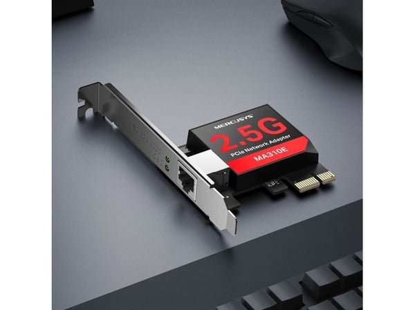 Mercusys MA310E, Intern, Koblet med ledninger (ikke trådløs), 2500 Mbit/s