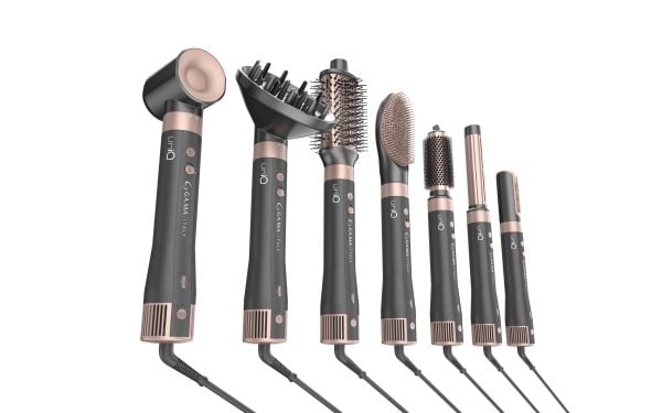 GA.MA Multistyler UniQ Vibrance, Multistyler, Airflow, Grå, Rosa, Turmalin, 1,8 m, 1500 W