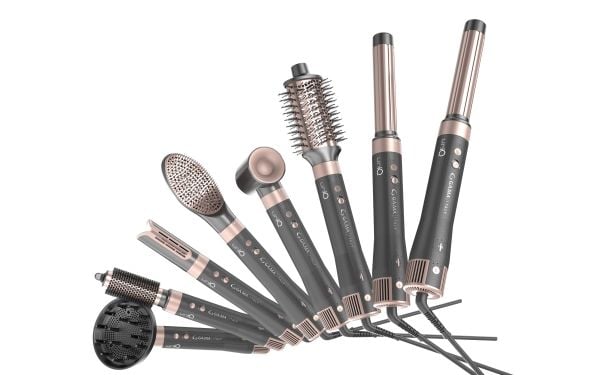 GA.MA Multistyler UniQ Vibrance, Multistyler, Airflow, Grå, Rosa, Turmalin, 1,8 m, 1500 W