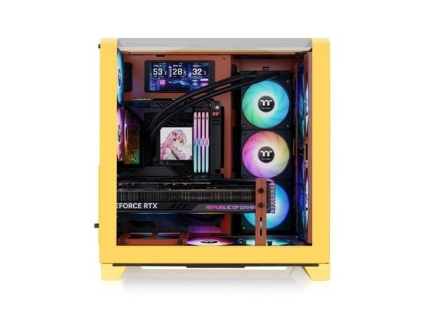 Thermaltake CA-11F-00MMWN-00, Midi Tower, PC, Karamell, ATX, Micro ATX, Mini-ITX, SPCC, Herdet glass, Multi