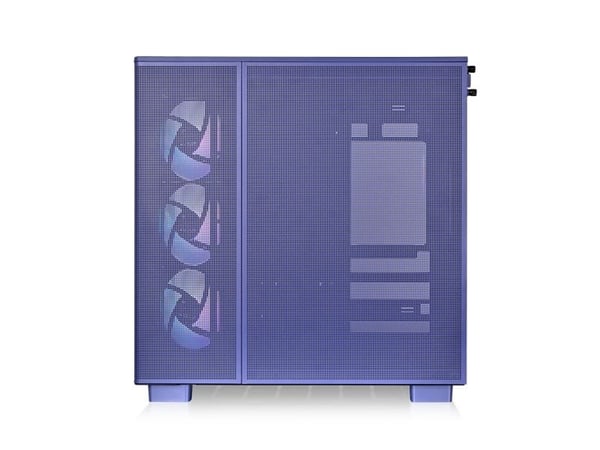 Thermaltake CA-11E-00MNWN-00, Midi Tower, PC, Blå, ATX, Micro ATX, Mini-ITX, SPCC, Herdet glass, Spilling