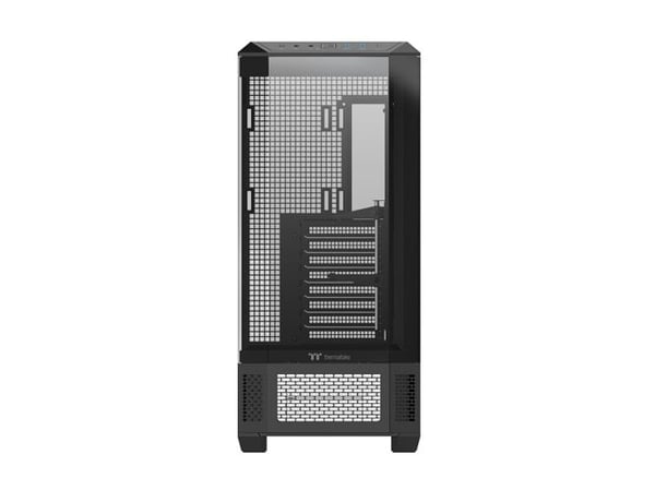 Thermaltake View 600 TG - FT - utökad ATX - genomskinlig sidopanel (härdat glas) - ingen strömförsörjning (PS2) - svart - USB/ljud