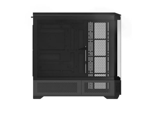 Thermaltake View 600 TG - FT - utökad ATX - genomskinlig sidopanel (härdat glas) - ingen strömförsörjning (PS2) - svart - USB/ljud