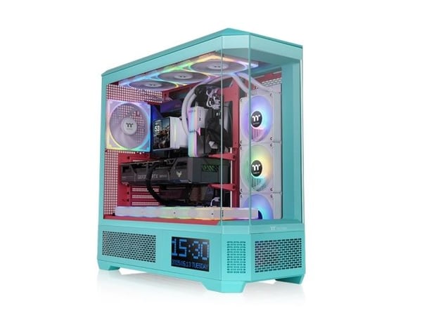 Thermaltake CA-11H-00FLWN-00, Full Tower, PC, Mynte, ATX, EATX, Micro ATX, Mini-ITX, SPCC, Herdet glass, Multi