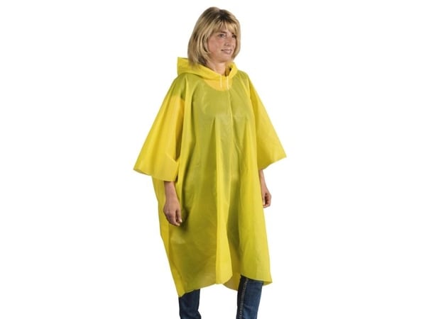 Hama 00178145, Rain jacket, Unisex, Voksen, Polyetylen-vinylacetat (PEVA), Gult