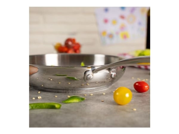 KUHN RIKON ALLROUND, Rund, Universalpanne, Rustfritt stål, Uten belegg, 240 °C, Rustfritt stål