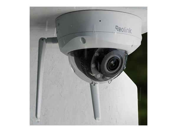 Reolink W437 - Nettverksovervåkingskamera - zoom - kuppel - hærverks- / værbestandig - farge (Dag og natt) - 8 MP - 3840 x 2160 - 4K - motorisert -...