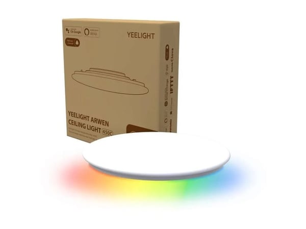 Yeelight Arwen C series 450C - Taklampe - LED - 50 W - klasse F - varm til kjølig hvitt lys - 2700-6500 K - sirkulær - hvit
