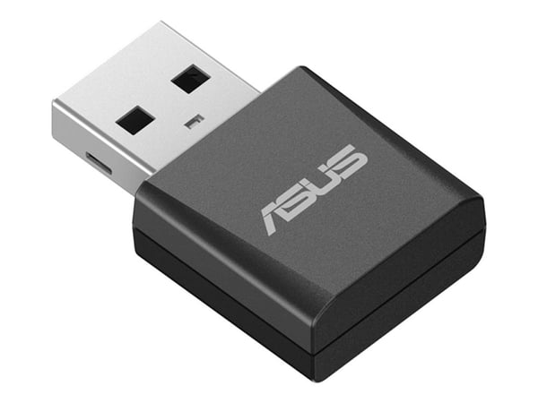 ASUS USB-BE92 Nano, langaton, USB, WLAN, Wi-Fi 7 (802.11be), 2882 Mbit/s, musta
