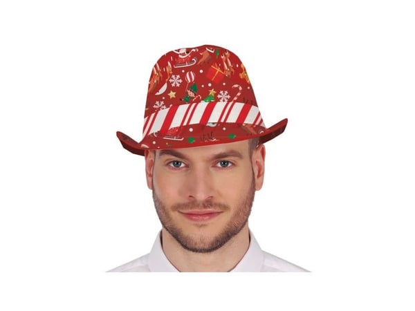 Röd julhatt