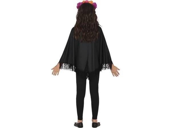 Day of the Dead poncho, barn