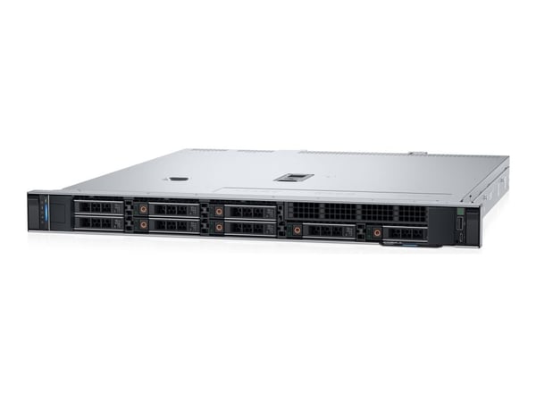 Dell PowerEdge R360 - Server - rackmonterbar 1U - 1-veis - 1 x Xeon 6333P / inntil 5.2 GHz - RAM 32 GB - SAS - hot-swap 2.5" brønn(er) - SSD 2 x 48...