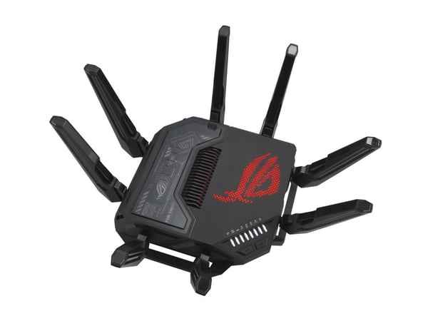 ASUS ROG Rapture GT-BE98 Quad-band WiFi 7 802.11be Gaming Router tukee uutta 320MHz kaistanleveyttä
