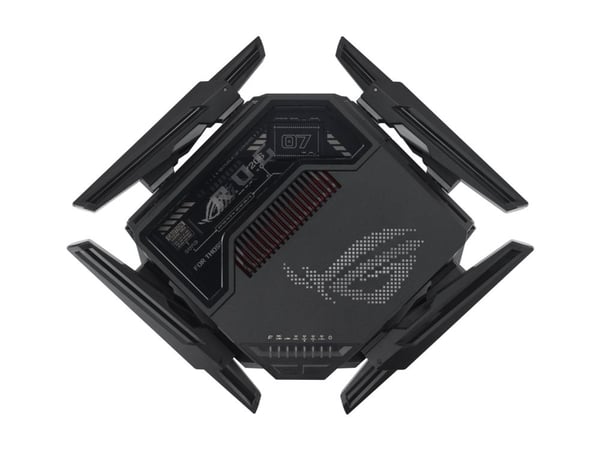 ASUS ROG Rapture GT-BE98 Quad-band WiFi 7 802.11be Gaming Router tukee uutta 320MHz kaistanleveyttä