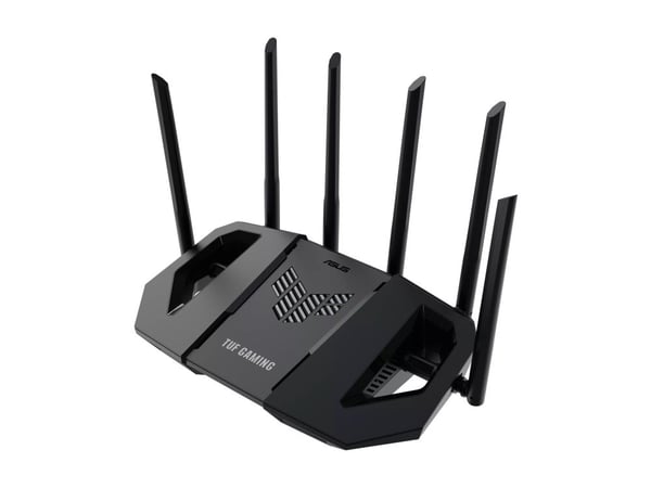ASUS TUF Gaming BE6500 - Trådløs ruter 4-portssvitsj - 1GbE, 2.5GbE Dobbeltbånd