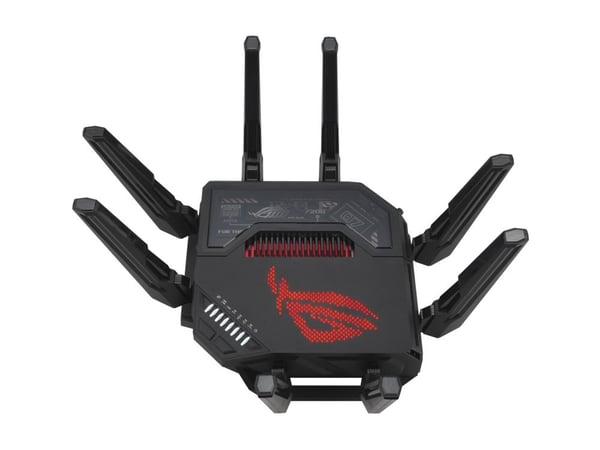 ASUS ROG Rapture GT-BE98 Quad-band WiFi 7 802.11be Gaming Router tukee uutta 320MHz kaistanleveyttä