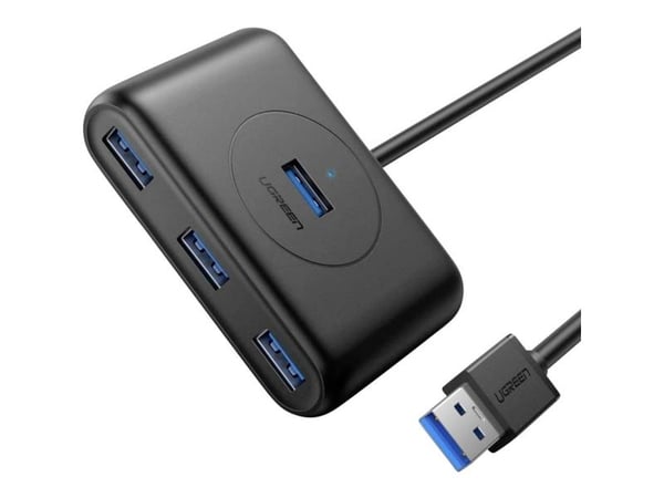 Ugreen 20290, USB 3.2 Gen 1 (3.1 Gen 1) Type-A, USB 3.2 Gen 1 (3.1 Gen 1) Type-A, 5000 Mbit/s, Sort, 1 kpl, 1 kpl