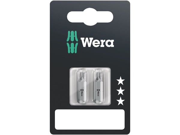 Wera 05073311001, 3 stykker, Pozidriv, 1/4", PZ 3, 25 mm